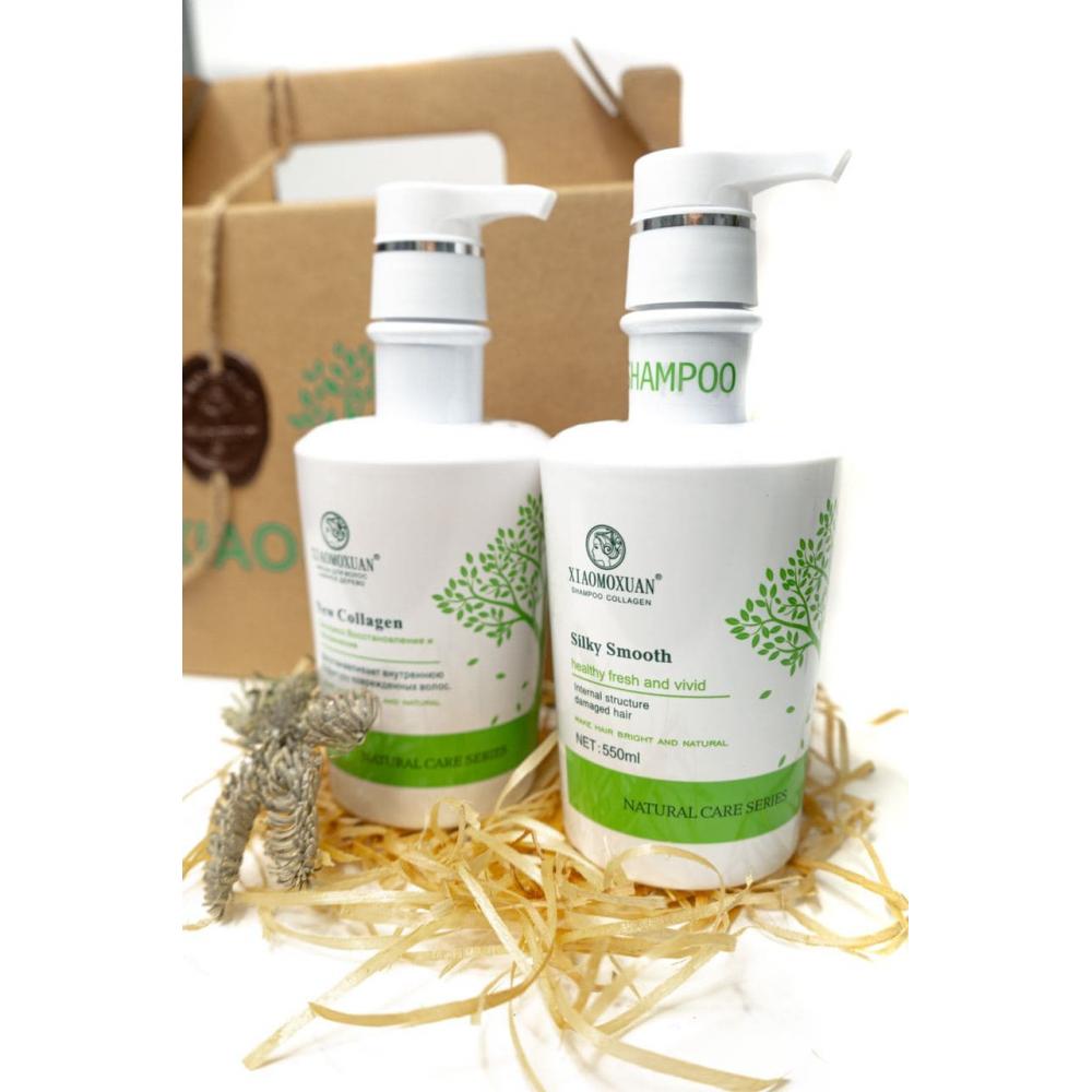 Подарочный набор для волос - Xiaomoxuan: Collagen Shampoo, New Collagen №1 фото 3