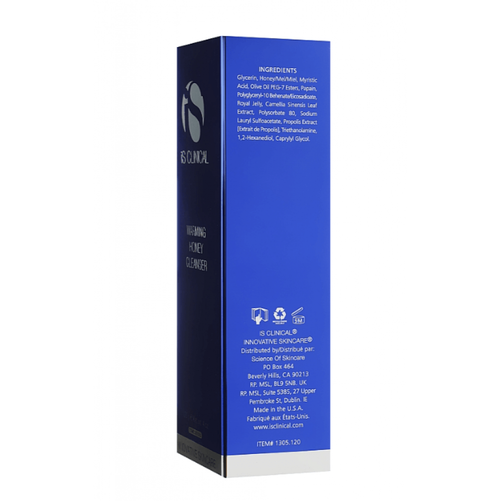 Медовое средство для очищения кожи - iS Clinical Warming Honey Cleanser фото 3