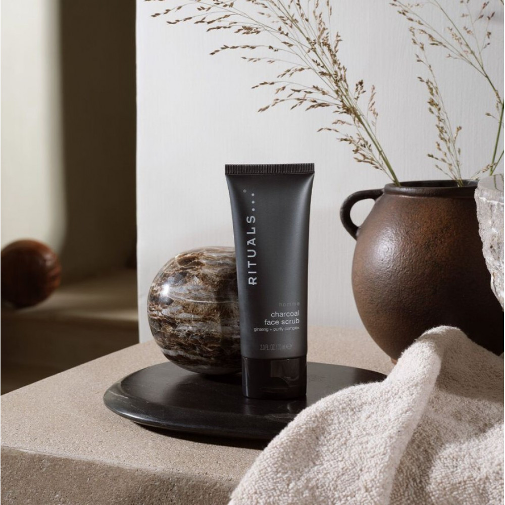Скраб для лица - Rituals Homme Charcoal Face Scrub фото 4