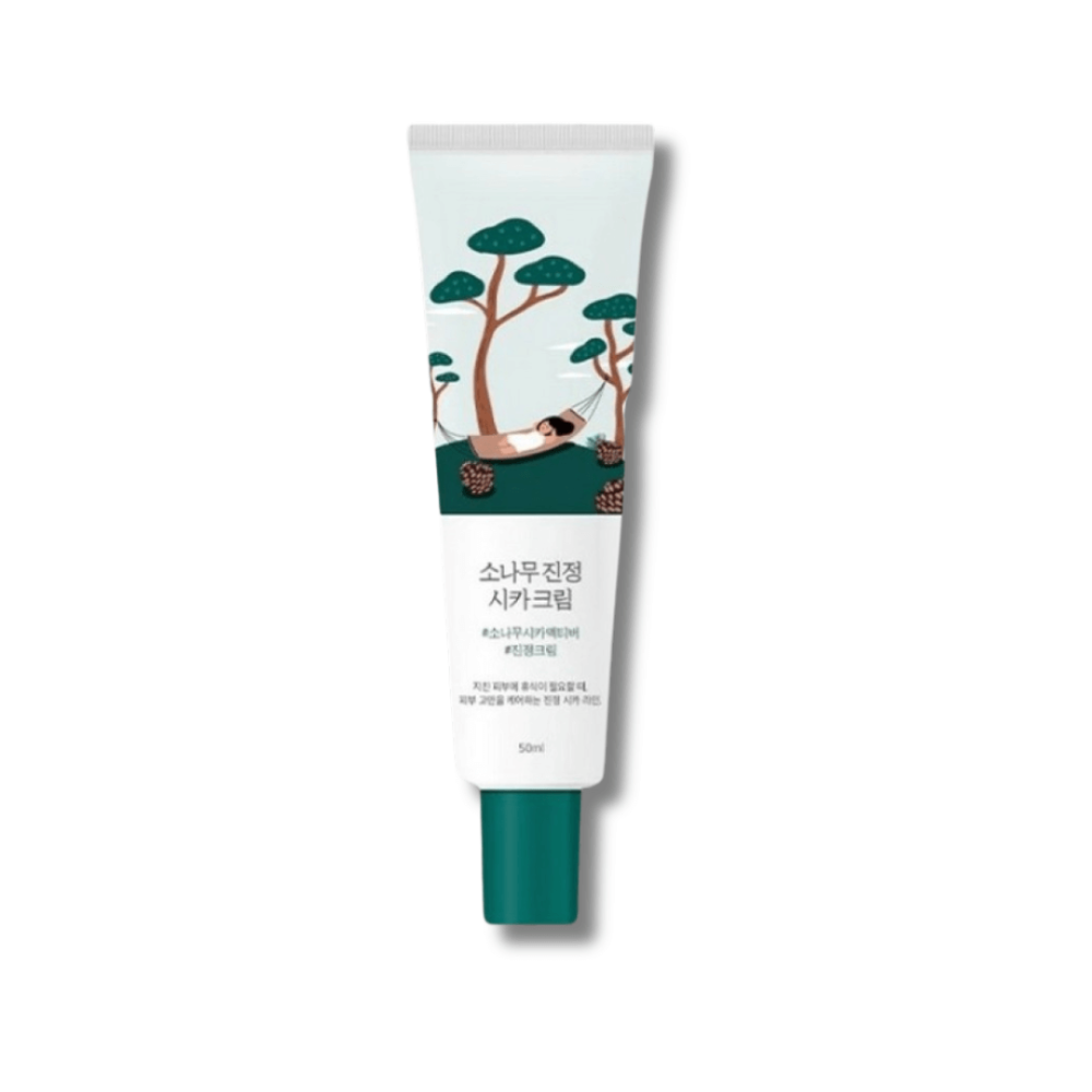 Успокаивающий крем с экстрактом иголок сосны - Round Lab Pine Calming Cica Cream фото