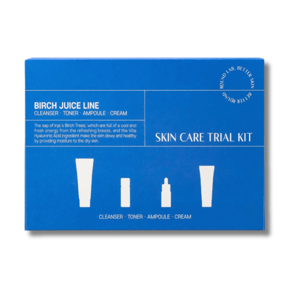 Набор мини версий средств с березовым соком - Round Lab Birch Juice Trial Kit фото