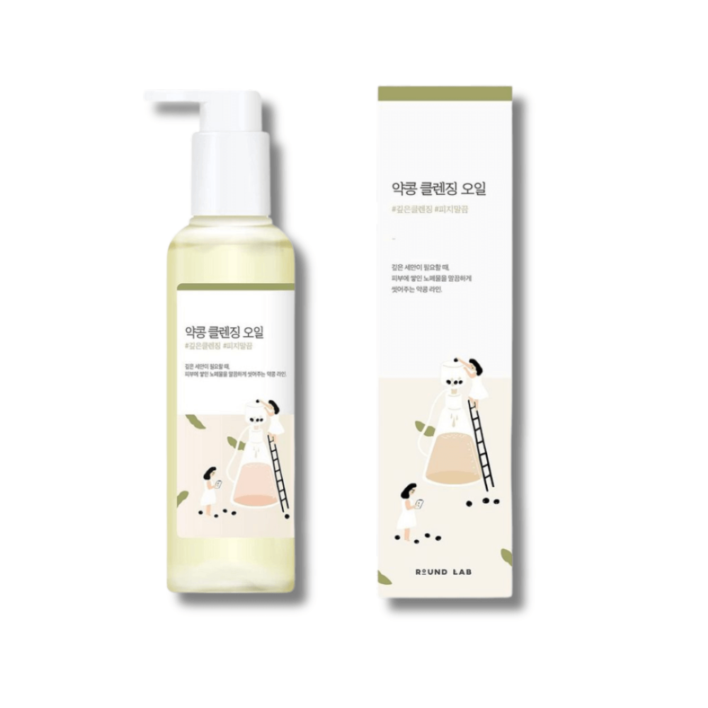 Гидрофильное масло с экстрактом черных соевых бобов - Round Lab Soybean Cleansing Oil фото