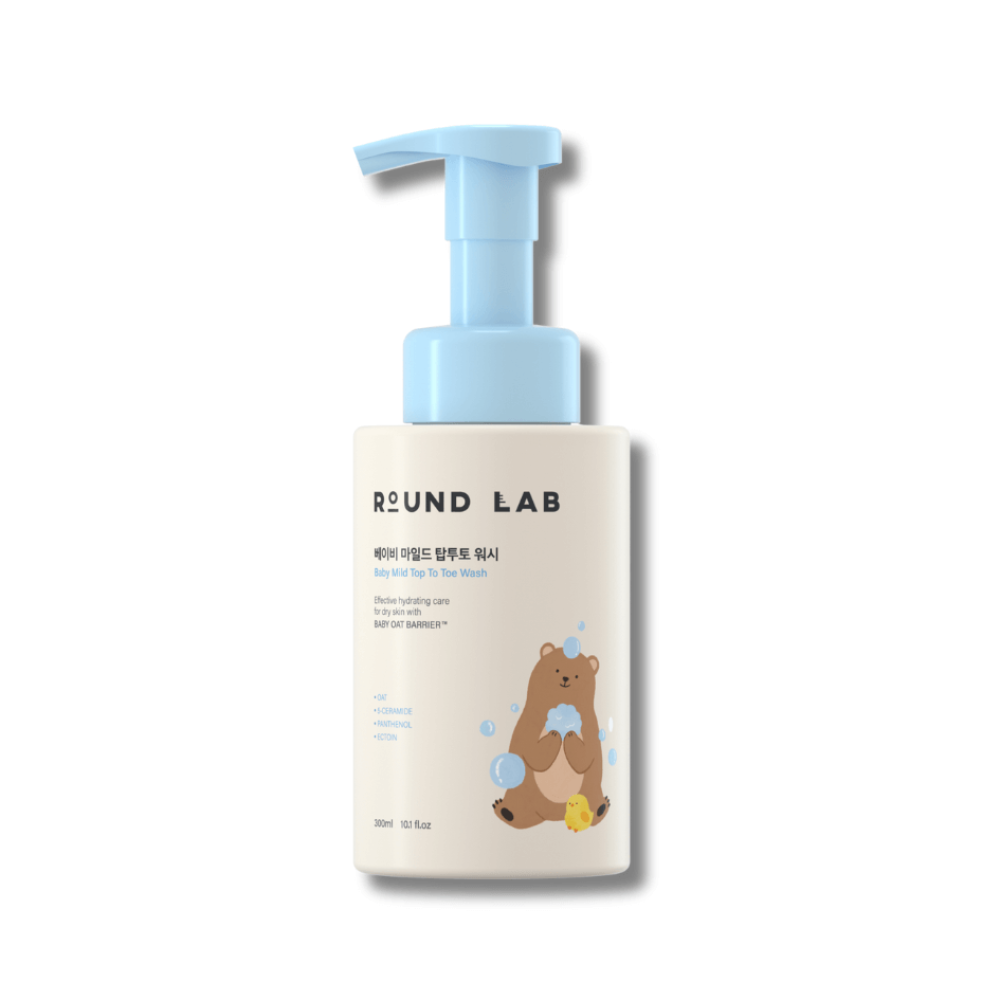 Детская пенка для купания - Round Lab Baby Mild Top To Toe Wash фото