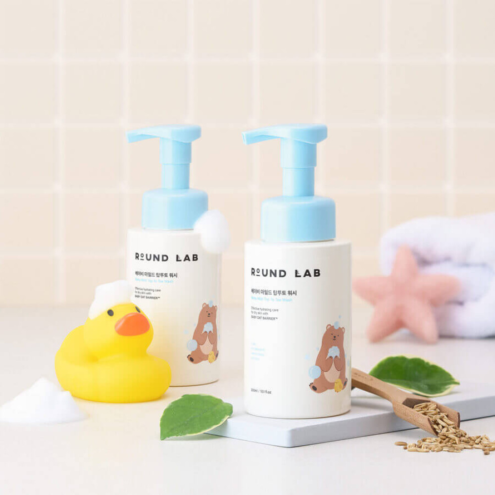 Детская пенка для купания - Round Lab Baby Mild Top To Toe Wash фото 4