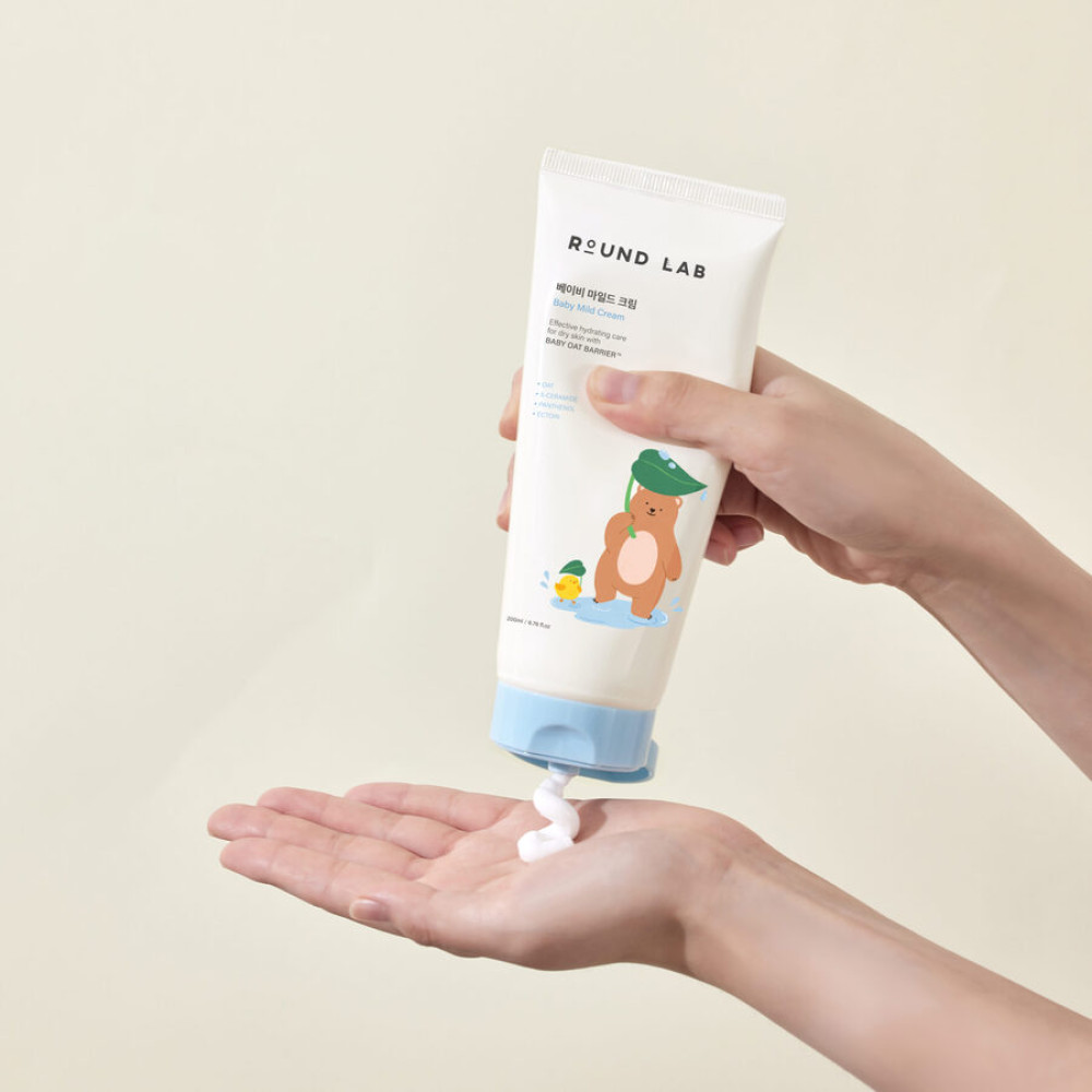 Детский крем - Round Lab Baby Mild Cream фото 3