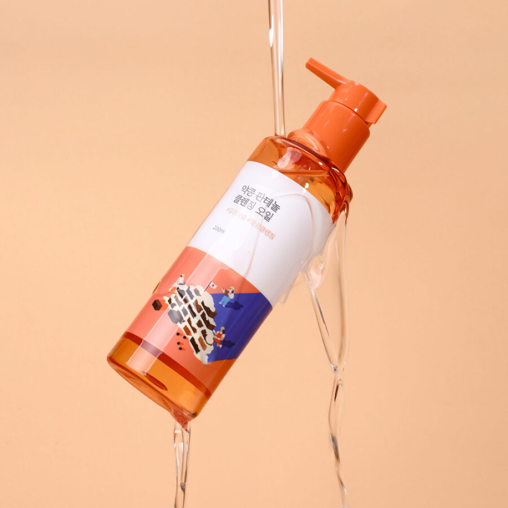 Гідрофільна олія з екстрактом соєвих бобів та пантенолом - Round Lab Soybean Panthenol Cleansing Oil фото 2