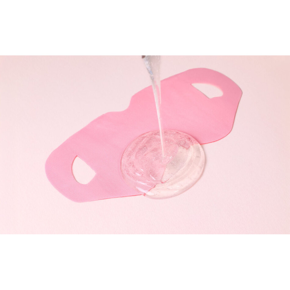 Гидрогелевая лифтинг-маска для контура лица - Round Lab Camellia Deep Collagen V Lifting Gel Mask фото 3