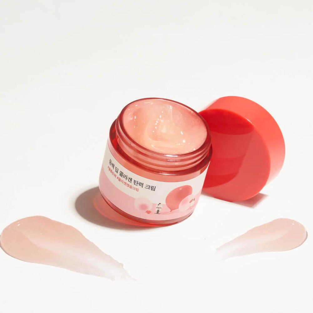 Крем з колагеном - Round Lab Camellia Deep Collagen Firming Cream фото 2