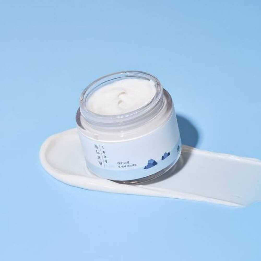 Легкий увлажняющий крем с морской водой - Round Lab 1025 Dokdo Light Cream фото 3
