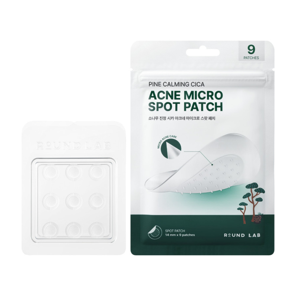 Мікроголкові патчі проти прищів - Round Lab Pine Calming Cica Acne Micro Spot Patch фото 2