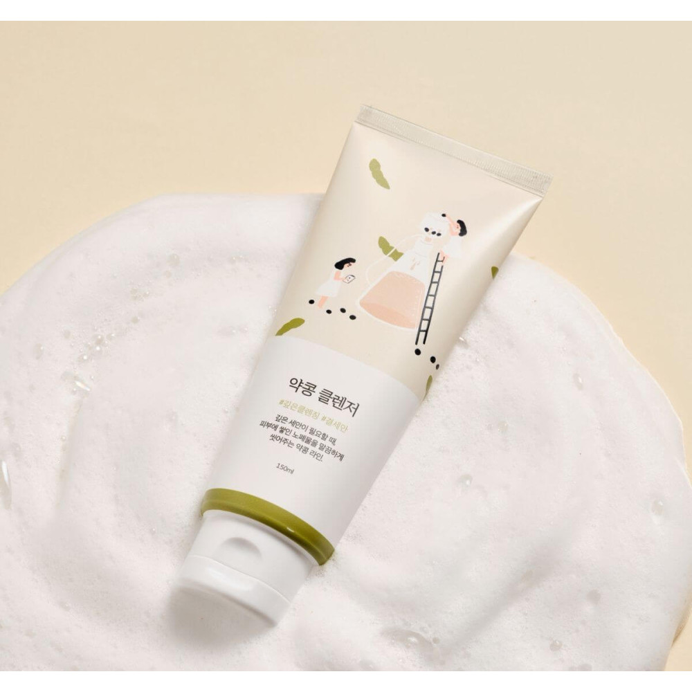 Очищающая пенка с экстрактом черных соевых бобов - Round Lab Soybean Cleanser фото 2