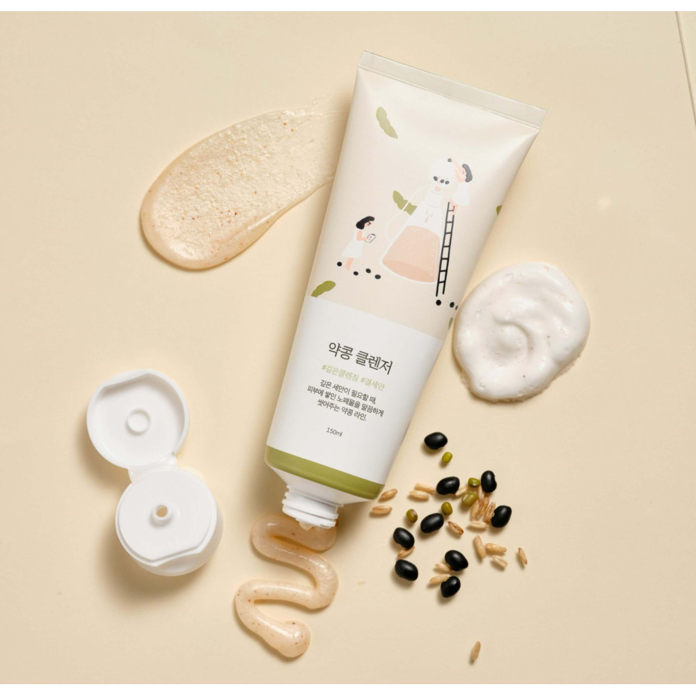 Очищающая пенка с экстрактом черных соевых бобов - Round Lab Soybean Cleanser фото 3