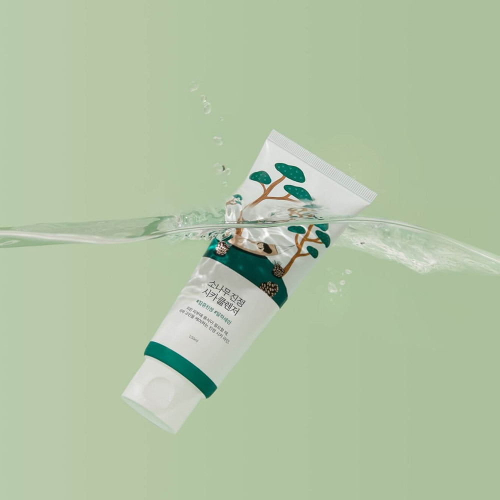 Очищающая пенка с экстрактом иголок сосны - Round Lab Pine Calming Cica Cleanser фото 3