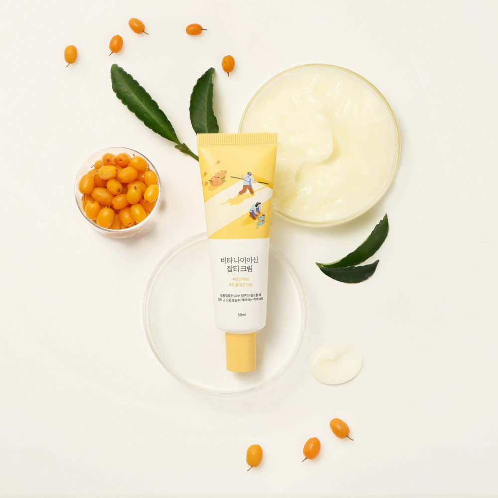 Освітлюючий крем з вітаміном C та ніацинамідом - Round Lab Vita Niacinamide Dark Spot Cream фото 2
