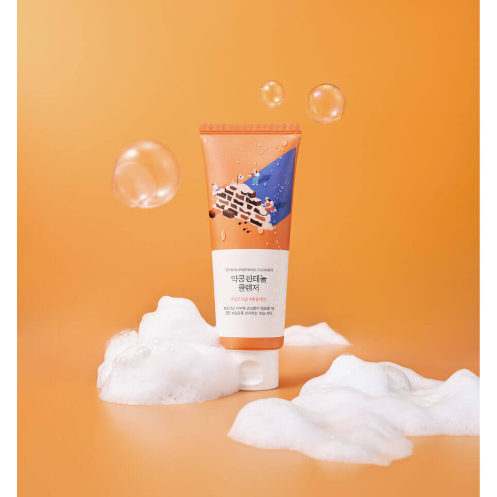 Пінка для умивання з екстрактом соєвих бобів та пантенолом - Round Lab Soybean Panthenol Cleanser фото 4