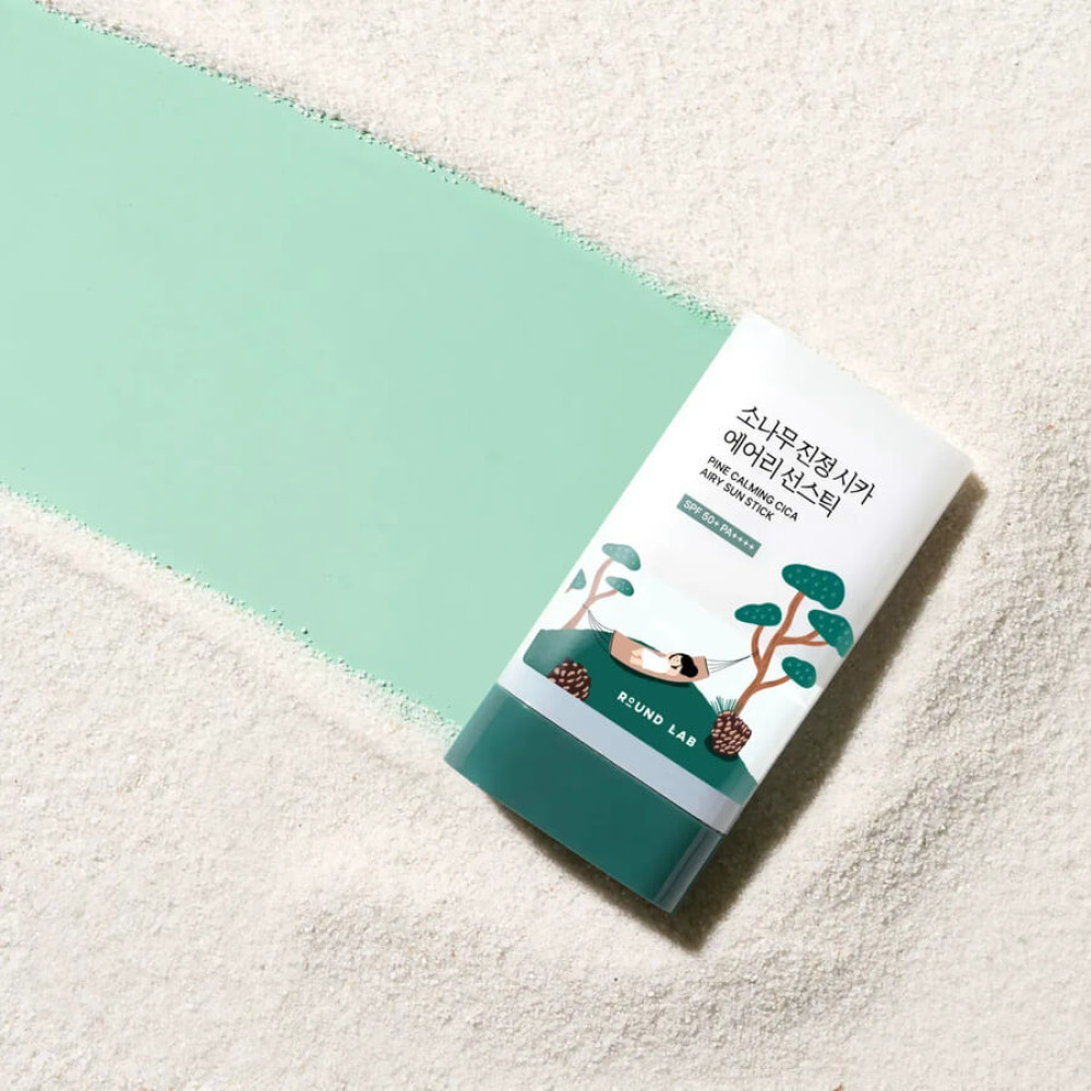 Солнцезащитный стик с экстрактом игл сосны - Round Lab Pine Calming Cica Airy Sun Stick фото 2