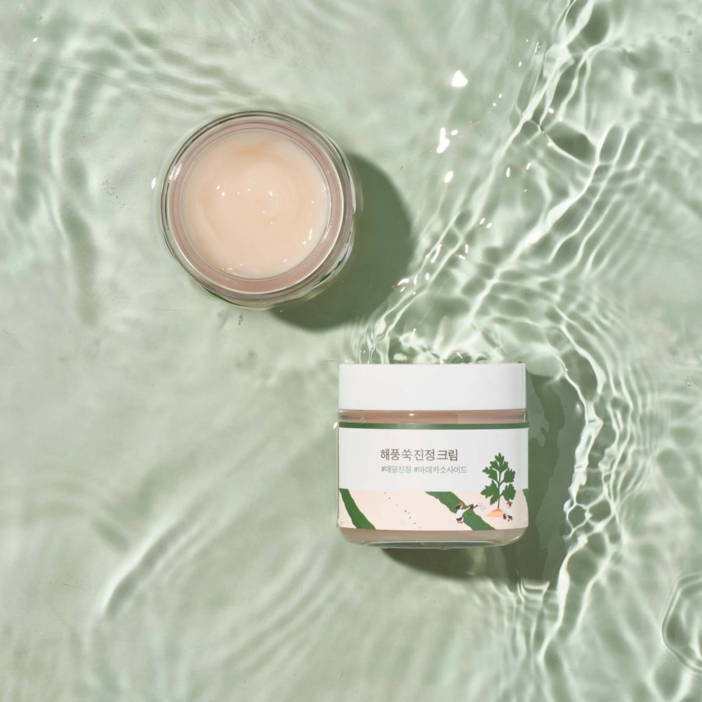Успокаивающий крем с морской полынью - Round Lab Mugwort Calming Cream фото 3