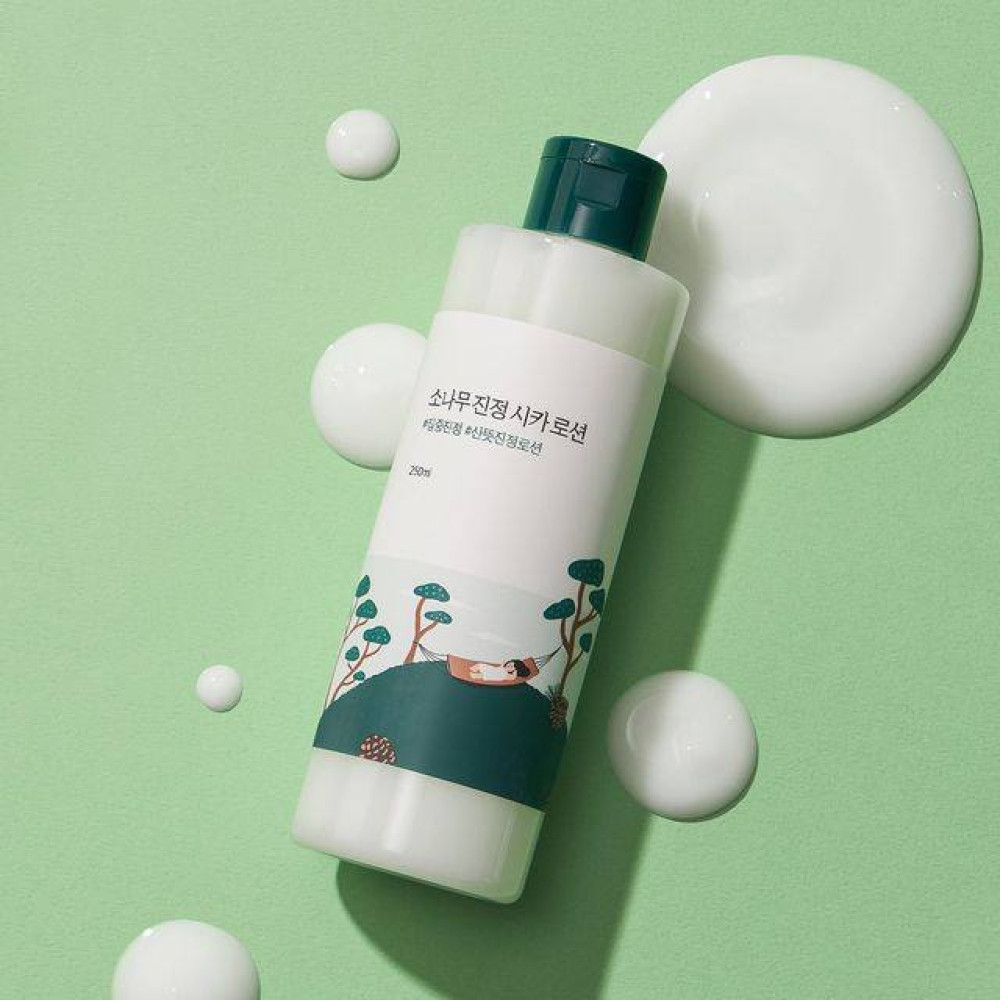 Успокаивающий лосьон с экстрактом иголок сосны - Round Lab Pine Calming Cica Lotion фото 3