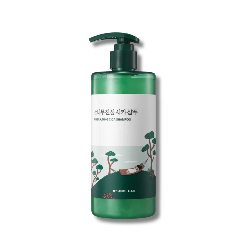 Успокаивающий шампунь с экстрактом игл сосны - Round Lab Pine Calming Cica Shampoo фото