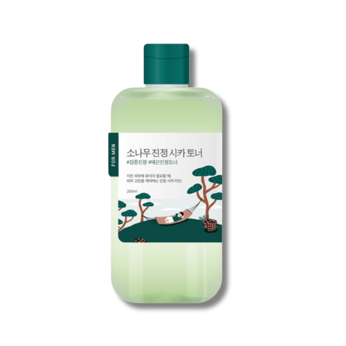 Успокаивающий тонер для мужчин - Round Lab For Men Pine Calming Cica Toner фото