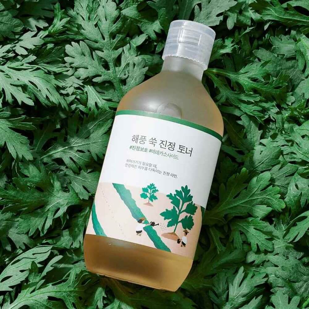 Заспокійливий тонер з морським полином - Round Lab Mugwort Calming Toner фото 2