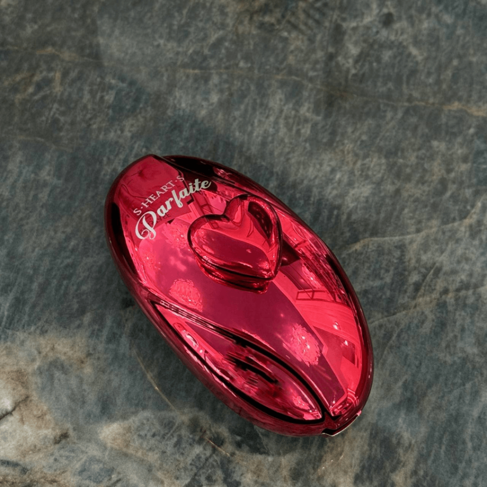 Компактная массажная щетка для волос и кожи головы "Parfaite Red" - S-Heart-S Scalp Brush Parfaite Red фото 2