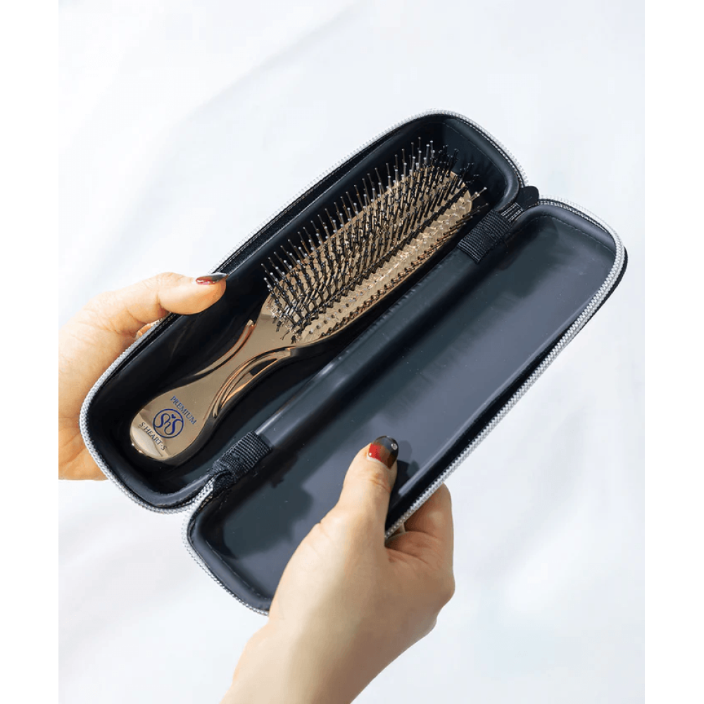 Компактный защитный чехол для щеток с длинной ручкой - S-Heart-S Black Long Comb Case фото 3