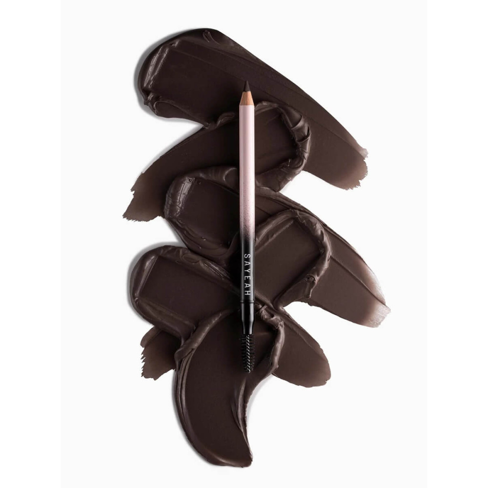 Карандаш для бровей "Dark Brown" - Sayeah Beauty Eyebrow Pencil Dark Brown фото 2