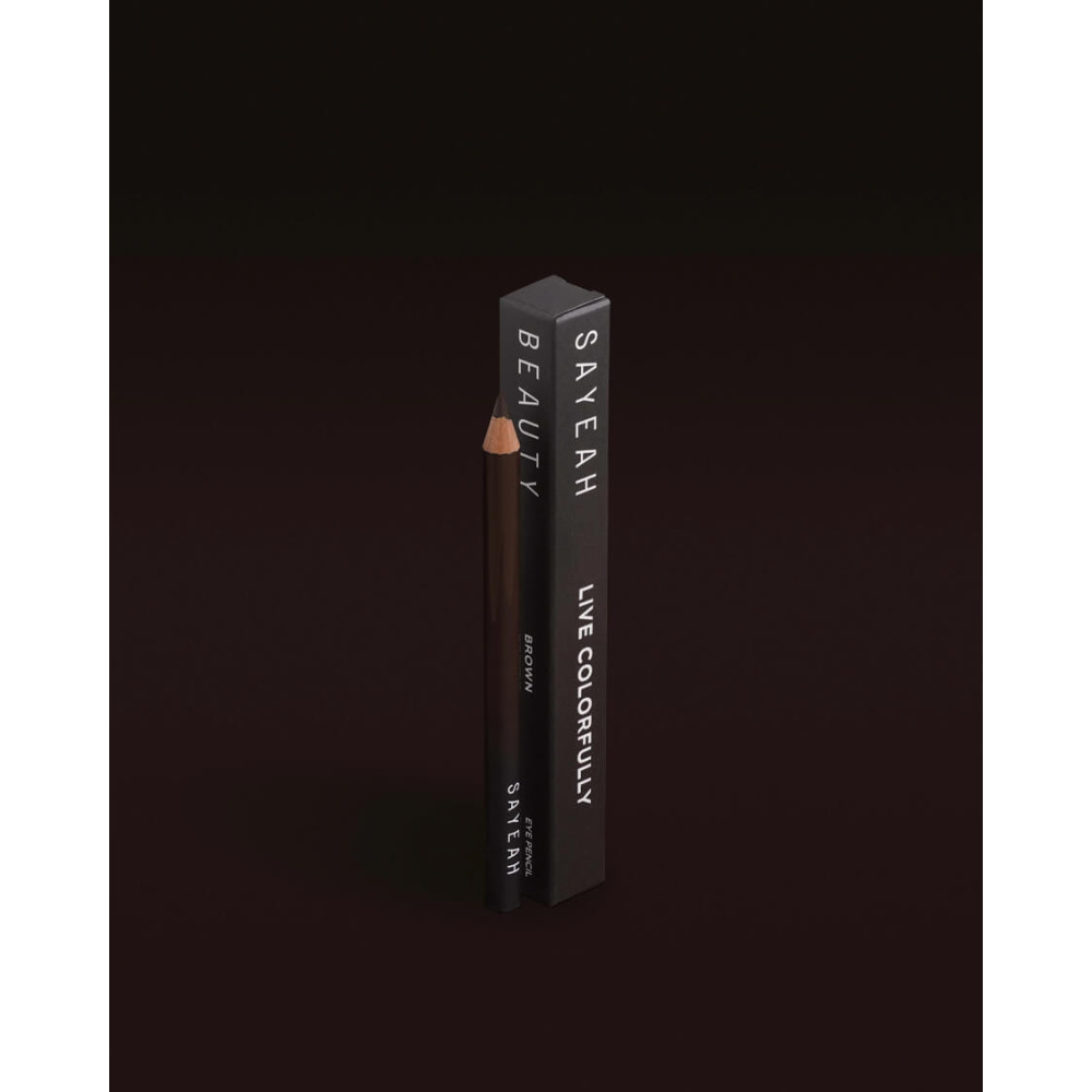 Карандаш для глаз "Brown" - Sayeah Beauty Eye Pencil Brown фото 3