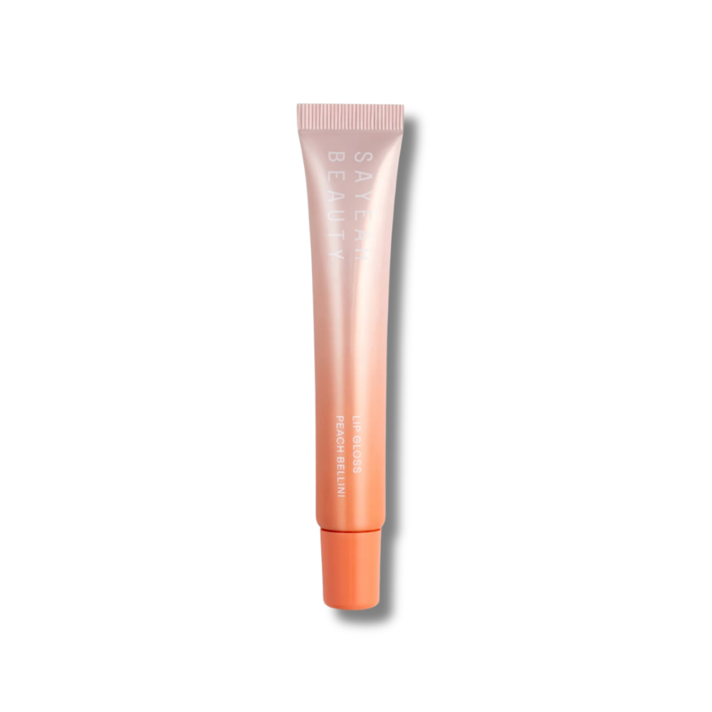 Персиковий блиск для губ - Sayeah Beauty CBD Lip Gloss Peach Bellini фото