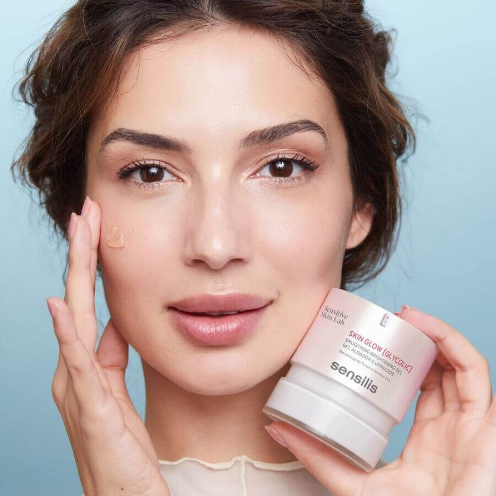 Нічний гель - Sensilis Skin Glow Glycolic Smoothing Brightening Gel фото 4