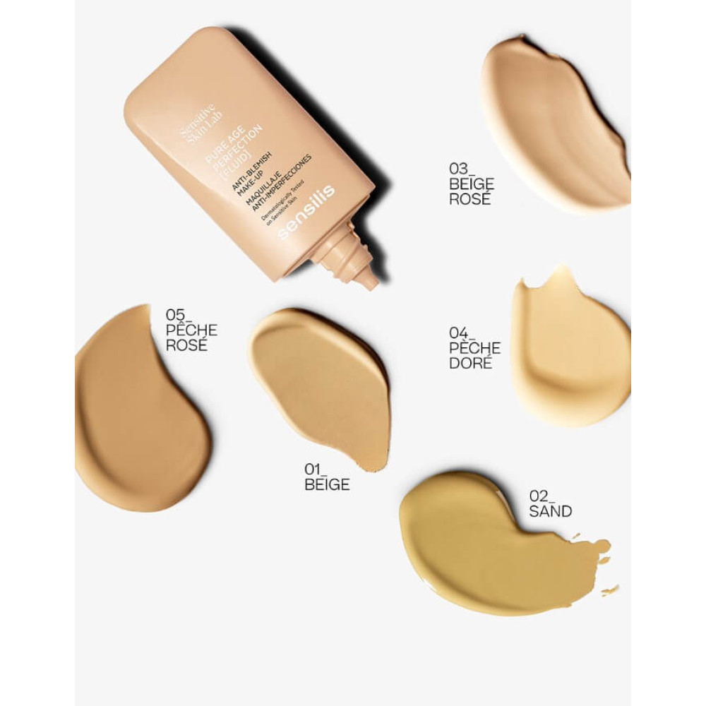 Себорегулирующий и матируемый флюид с тоном - Sensilis Pure Age Perfection Make-Up фото 4