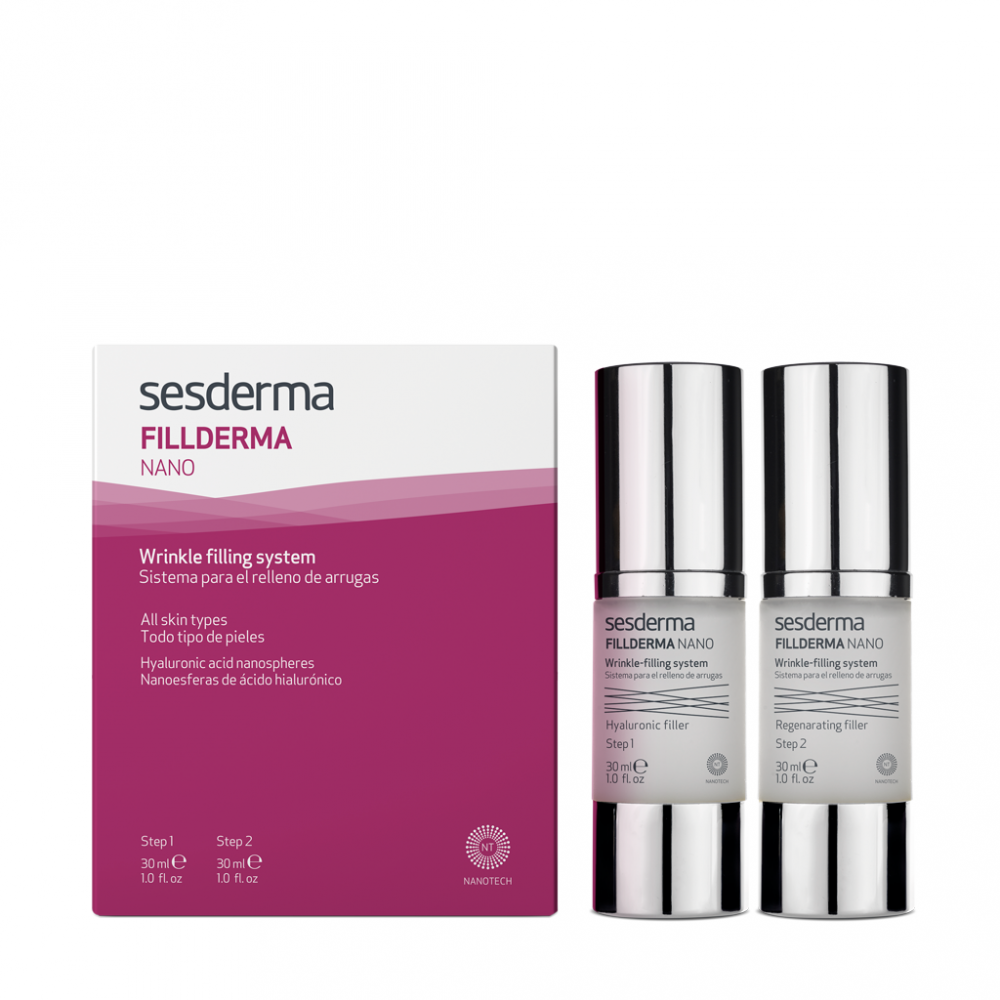 Двухшаговая система заполнения морщин - SeSDerma Fillderma Nano Wrinkle Filler System фото