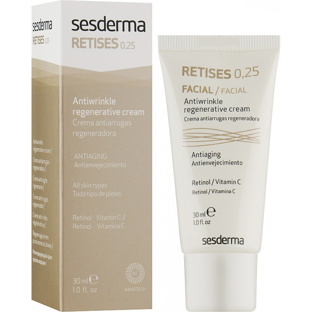 Регенерирующий крем против морщин - SeSDerma Retises 0,25% Cream фото
