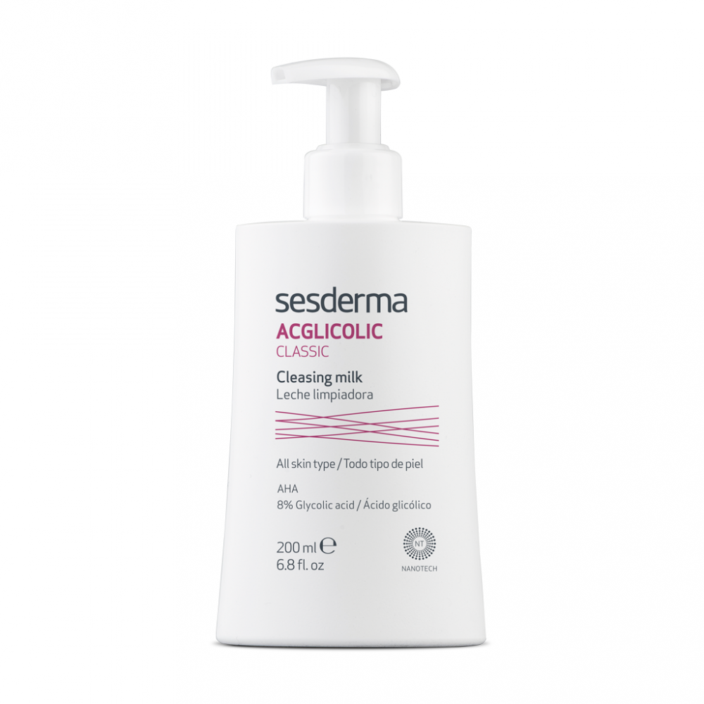 Очищающее молочко - SeSDerma Acglicolic Classic Facial Cleansing Milk фото