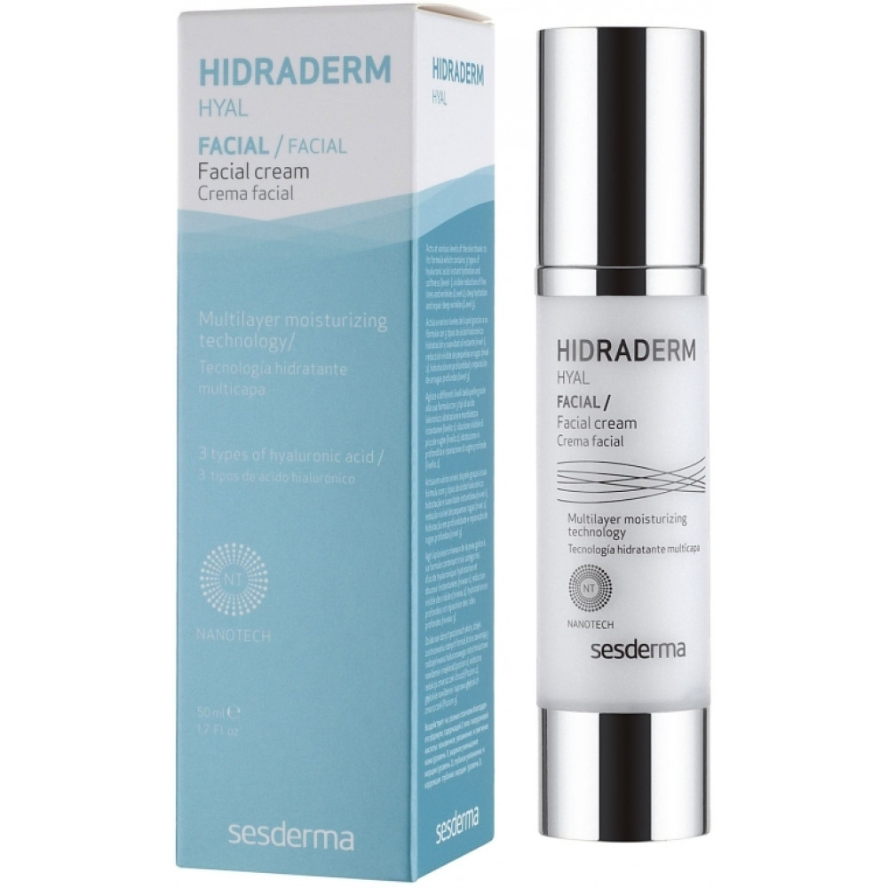 Увлажняющий крем для лица - SeSDerma Hidraderm Hyal Facial Cream фото