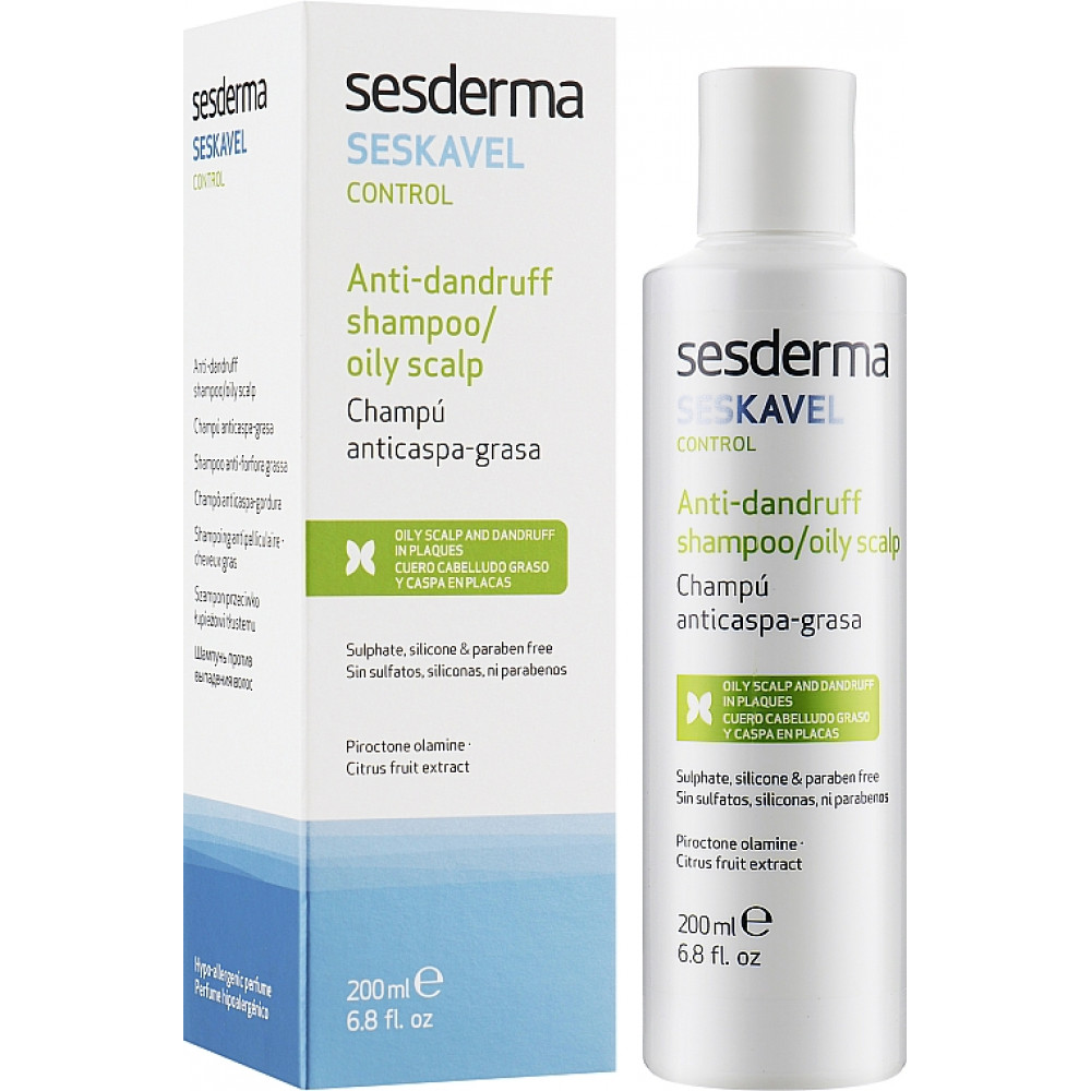 Шампунь проти лупи для жирного волосся - Sesderma Oily Hair Dandruff Control Shampoo фото