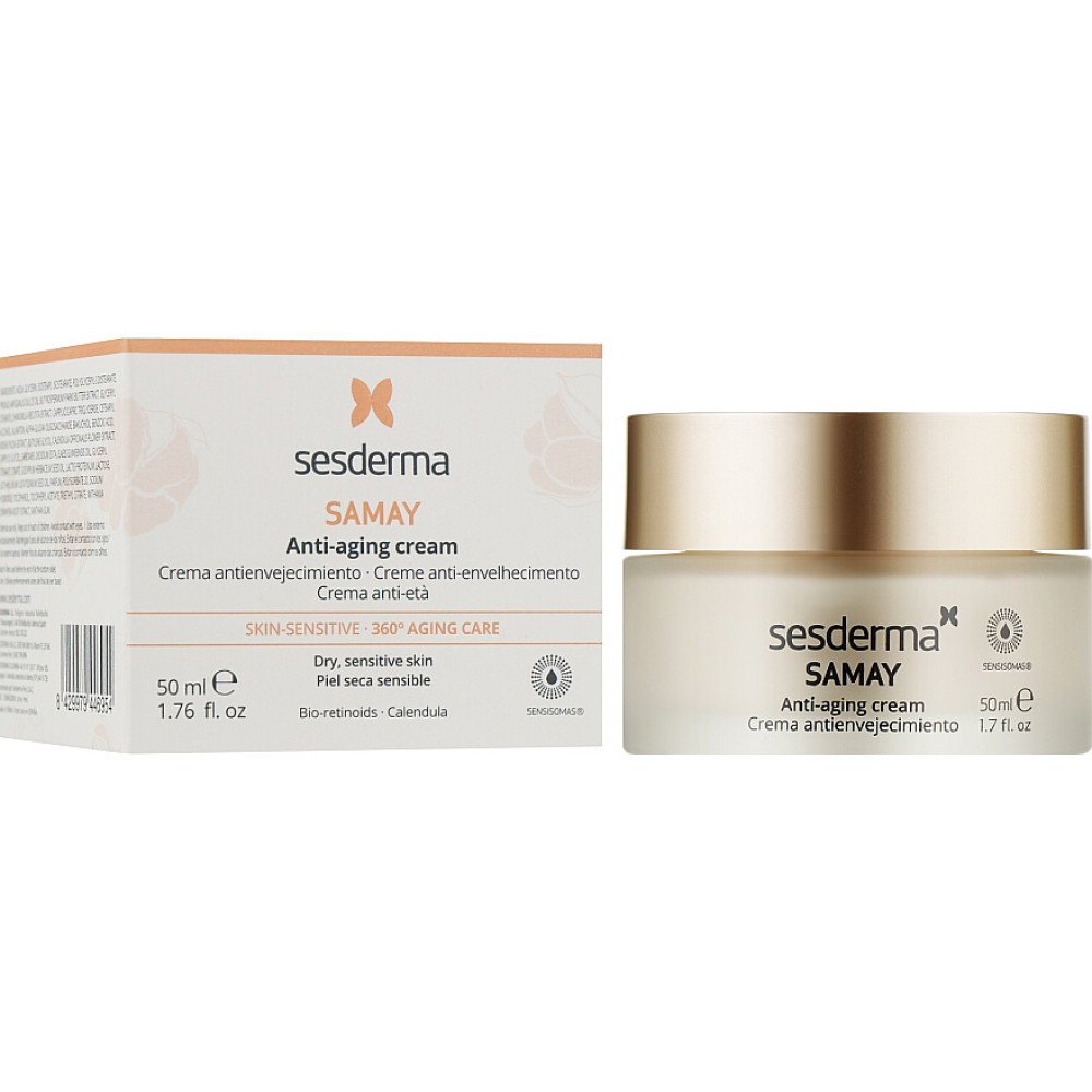 Антивозрастной крем для лица - Sesderma Laboratories Samay Anti-Aging Cream фото 3