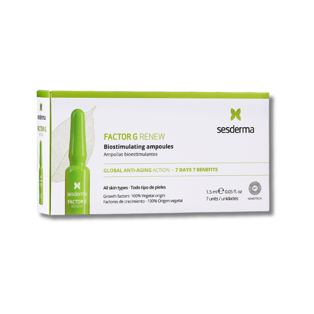 Біостимулюючі ампули-концентрат для обличчя - Sesderma Factor G Renew Biostimulating Ampoules фото