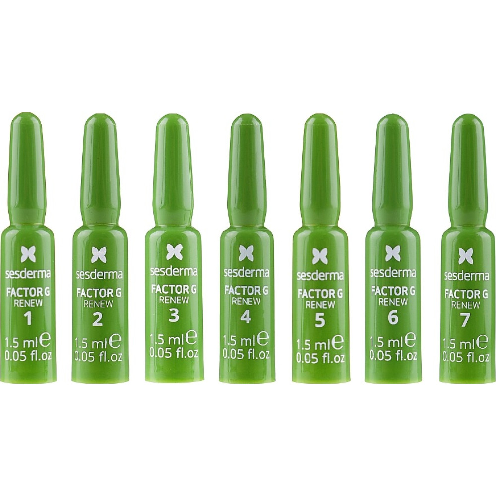 Біостимулюючі ампули-концентрат для обличчя - Sesderma Factor G Renew Biostimulating Ampoules фото 2