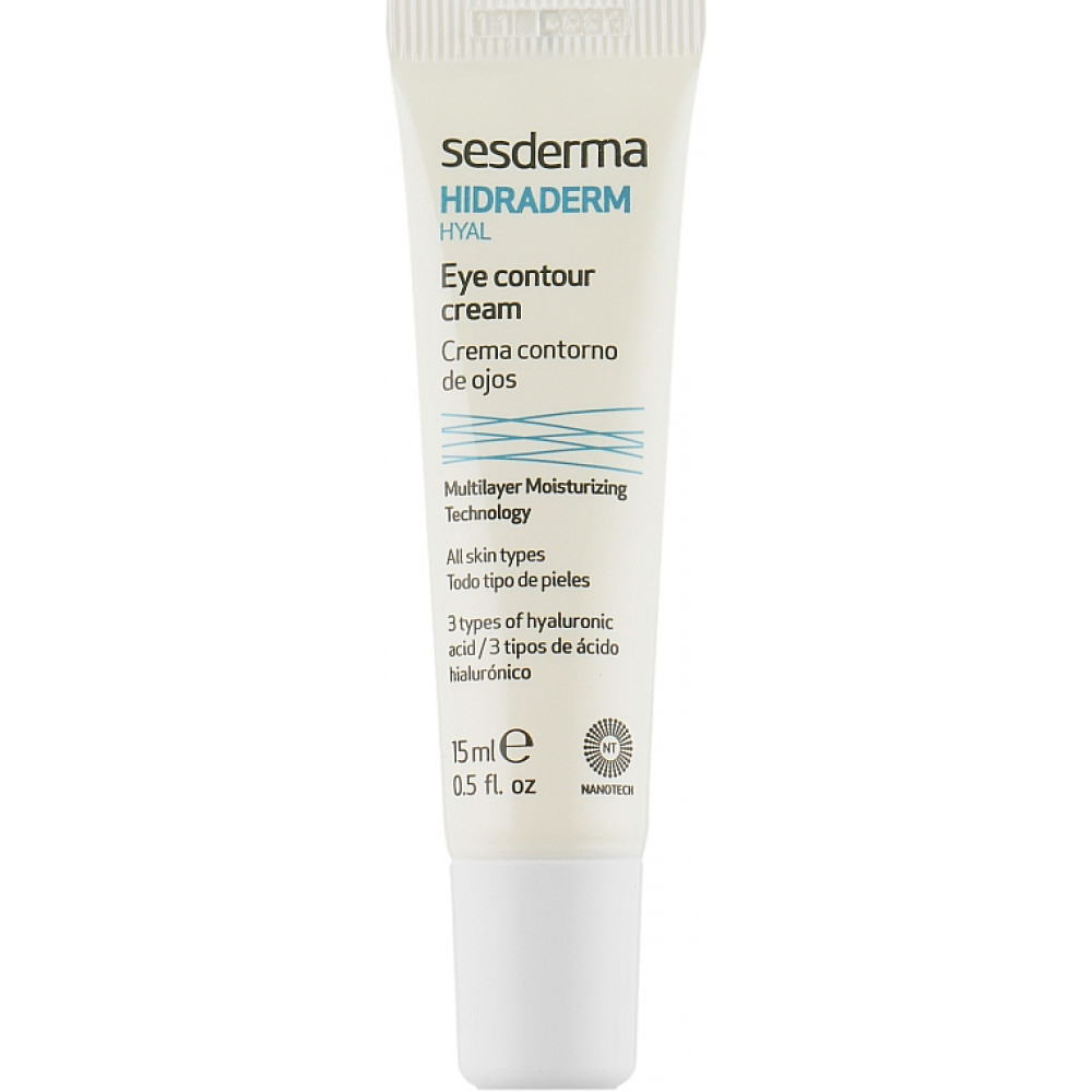 Розгладжуючий крем для шкіри навколо очей - SesDerma Hidraderm Hyal Eye Contour Cream фото 2