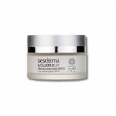 Увлажняющий крем для лица - SeSDerma Acglicolic 20 Moisturizing Cream SPF 15 