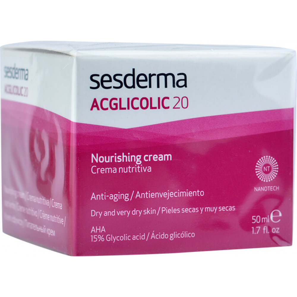Живильний крем - SesDerma Acglicolic 20 Nutritive Cream фото 3