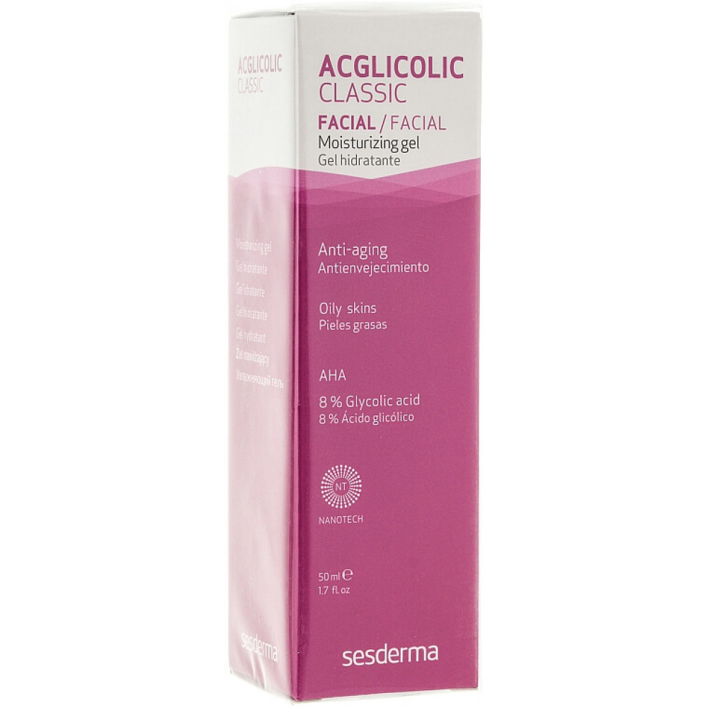 Увлажняющий гель - SeSDerma Acglicolic Classic Facial Moisturizing Gel фото 3