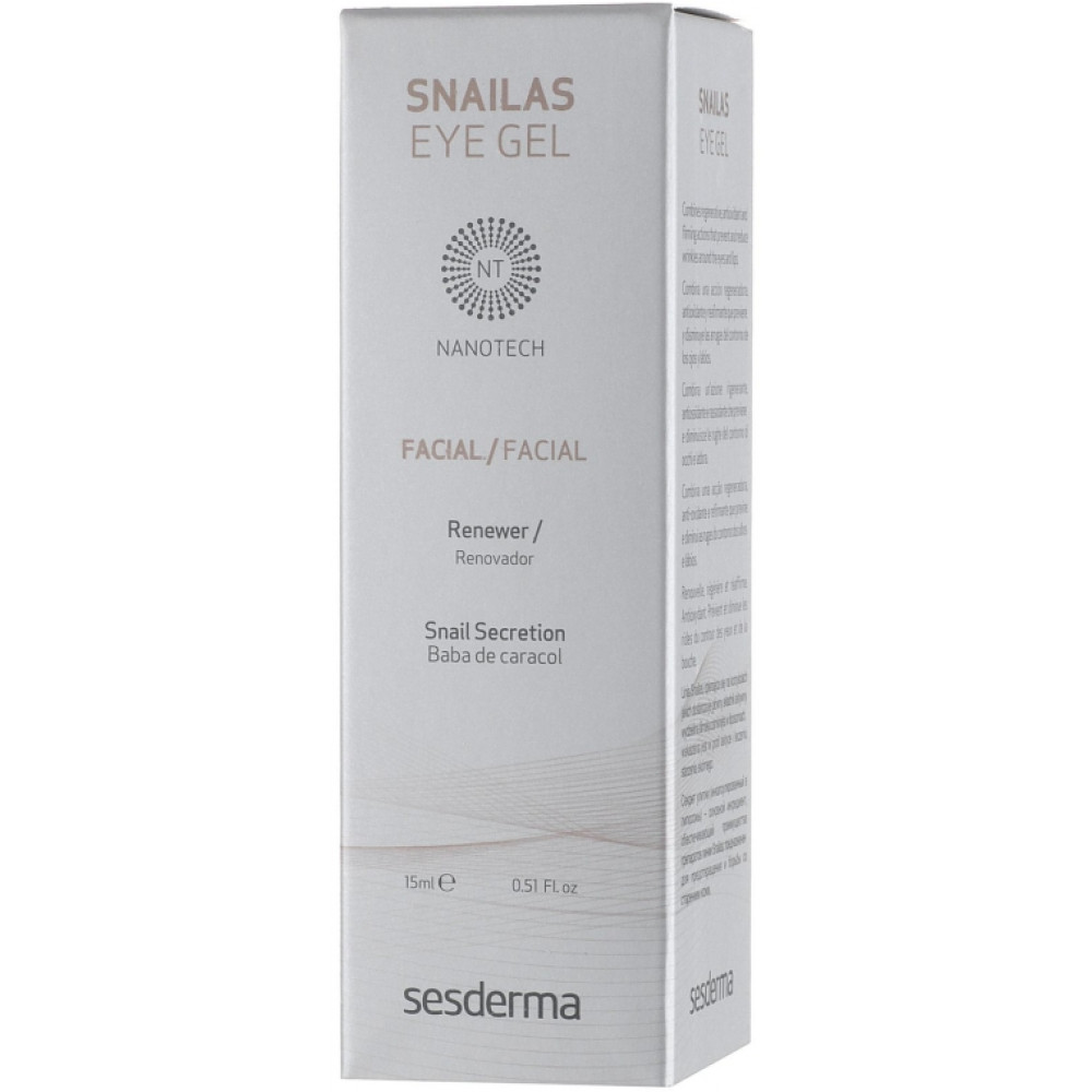 Гель для век - SeSDerma Snailas Eye Contour Gel фото 3