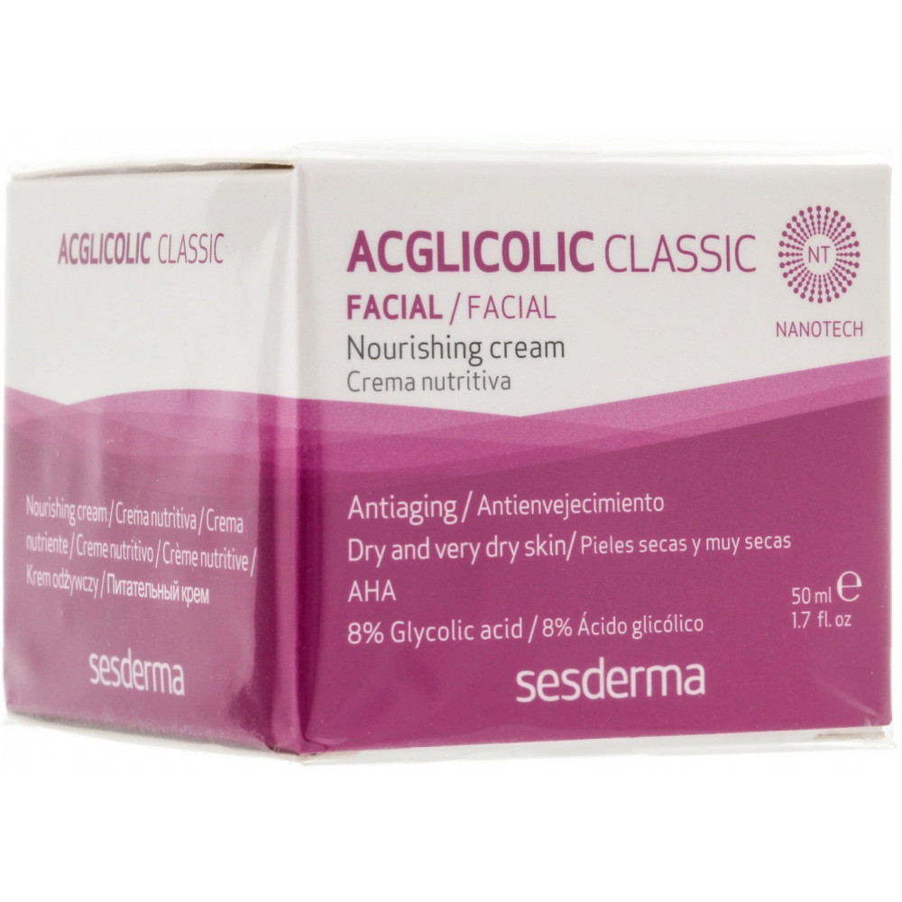 Питательный крем - SeSDerma Acglicolic Classic Facial Nutritive Cream фото 3