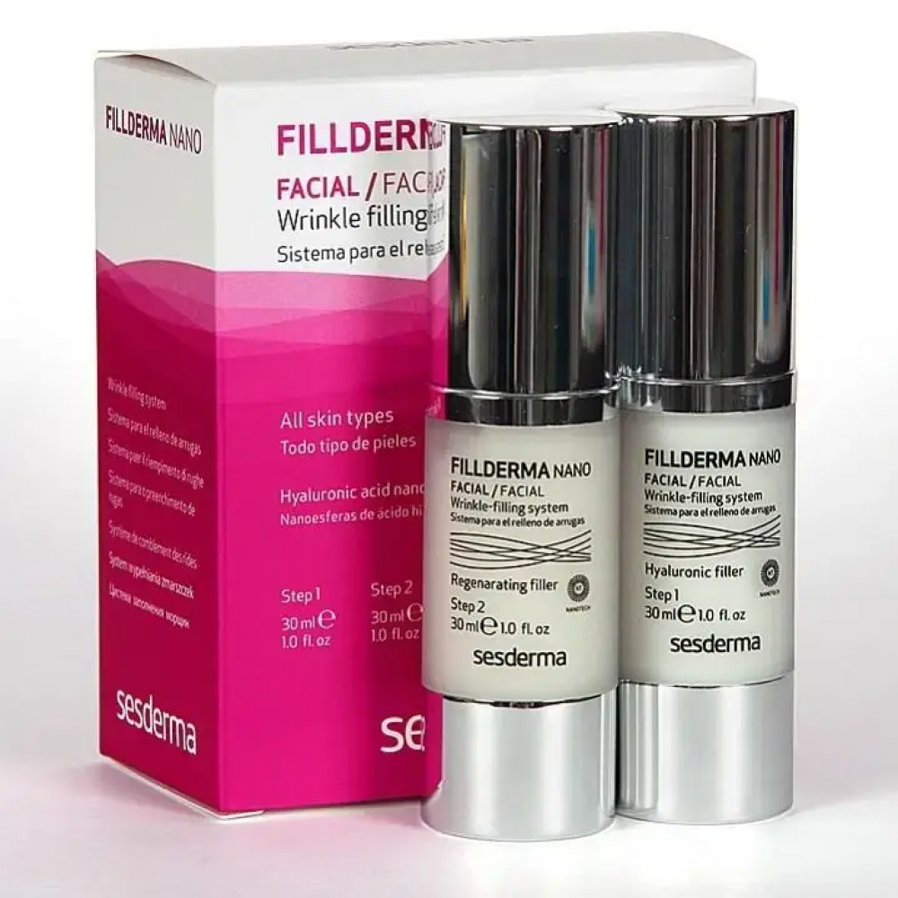 Двухшаговая система заполнения морщин - SeSDerma Fillderma Nano Wrinkle Filler System фото 4