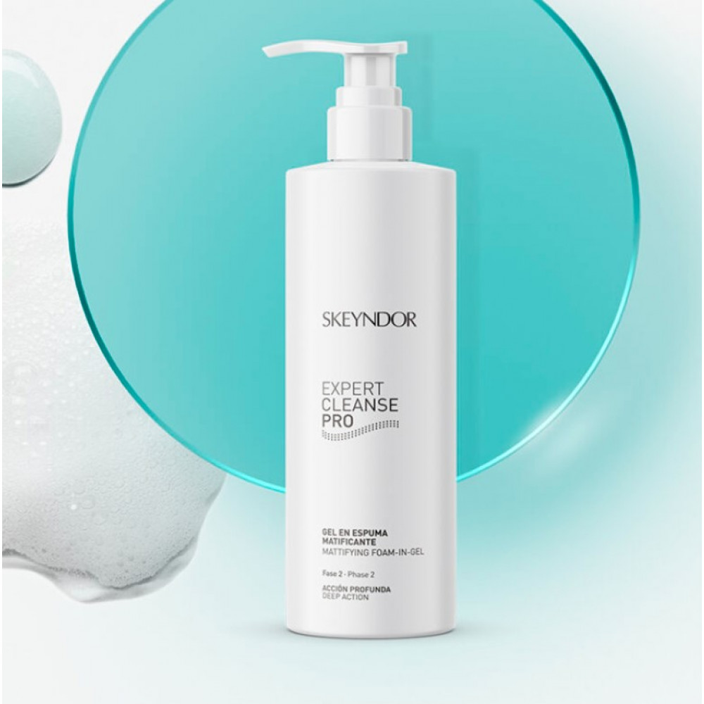 Матирующая пенка-гель для умывания - Skeyndor Expert Cleanse Pro Mattifying Foam In Gel фото 3