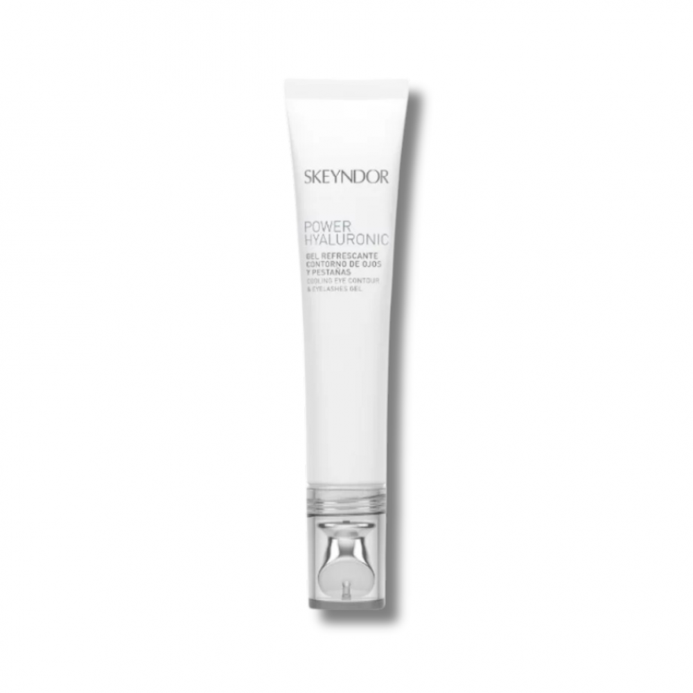 Охлаждающий крем-гель для контура глаз и ресниц - Skeyndor Power Hyaluronic Cooling eye contour & eyelashes gel фото