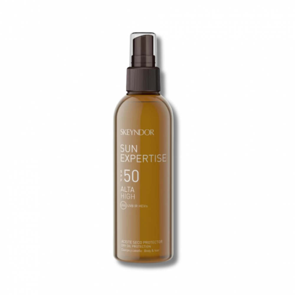 Солнцезащитное сухое масло для тела и волос SPF50 - Sun Expertise Skeyndor  фото